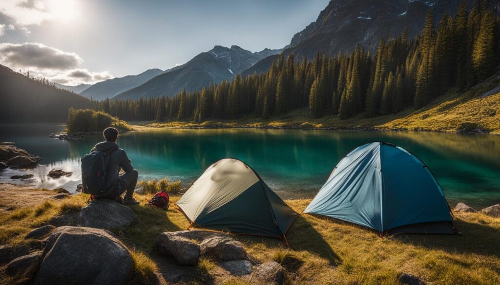 Efficient Backpacking Tent Setup