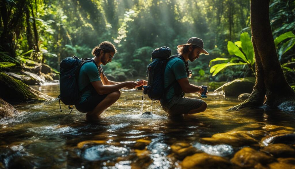 Techniques for Water Filtration in the Wilderness