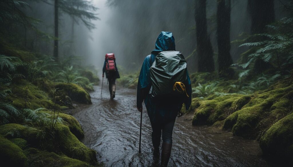 Tips for Backpacking in Rain