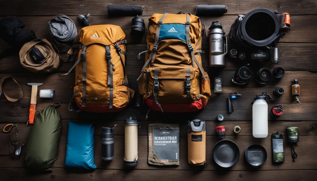 hiking gear