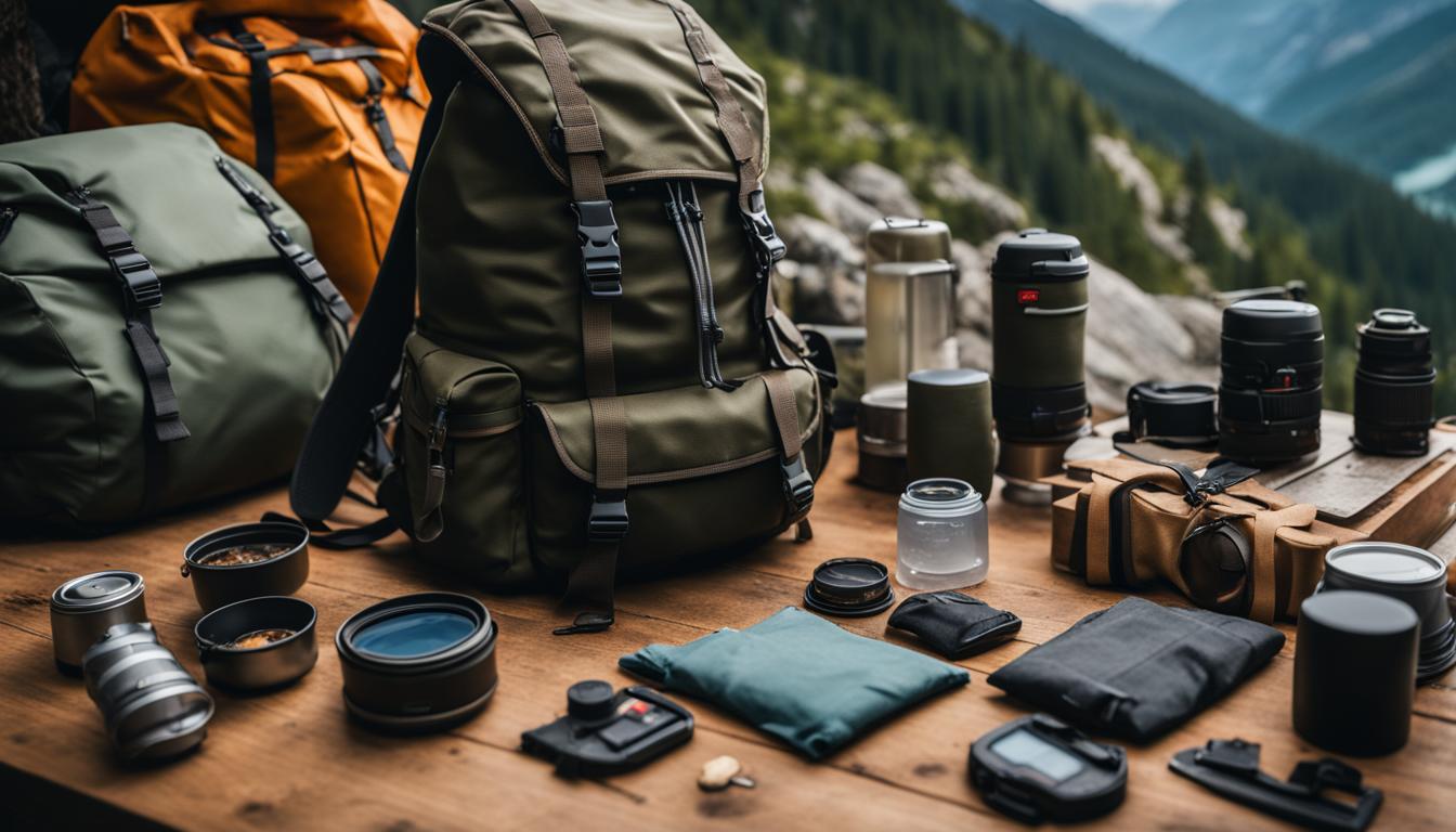 Checklist for a week-long backpacking trip