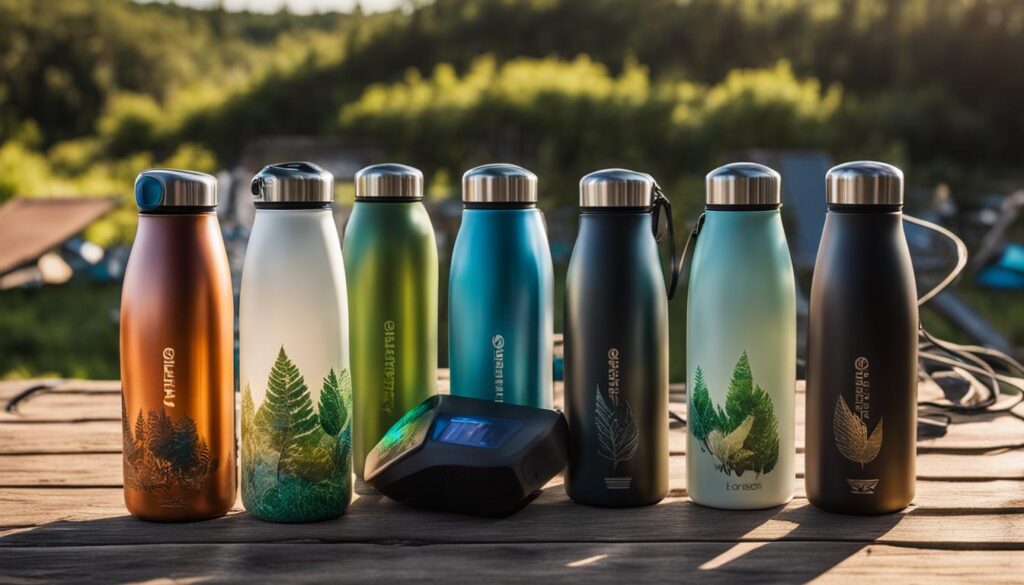 Eco-friendly water bottles and power solutions