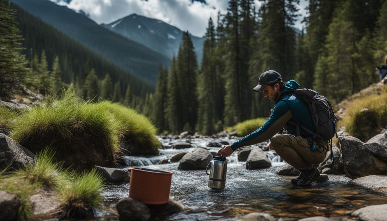 Finding and purifying water while backpacking