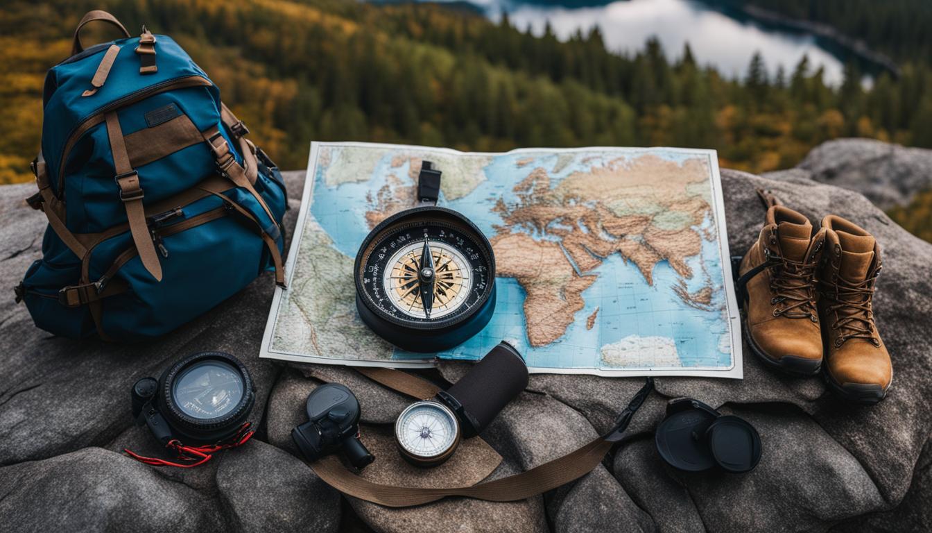 How to use a compass and map for backpacking