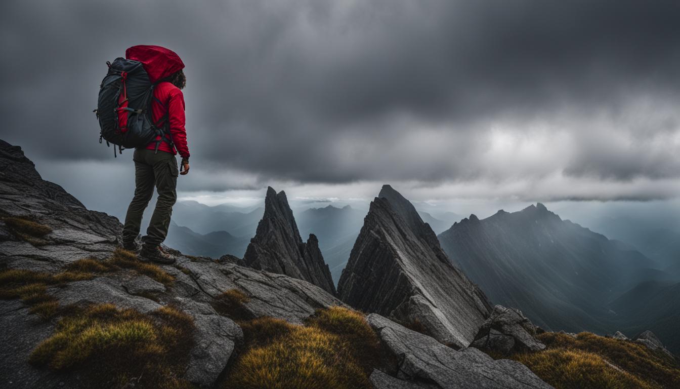 Preparing for sudden weather changes while backpacking