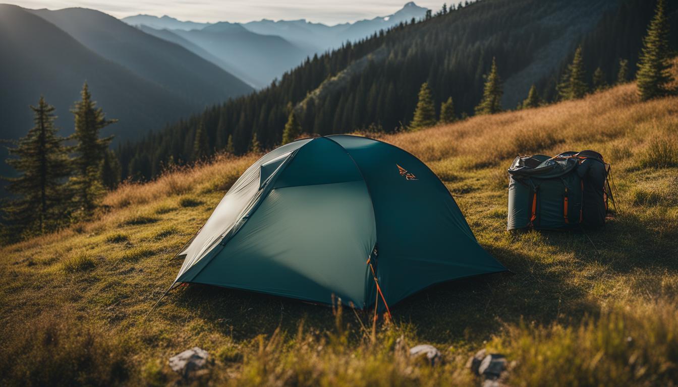 Quick and easy backpacking camp setup guide