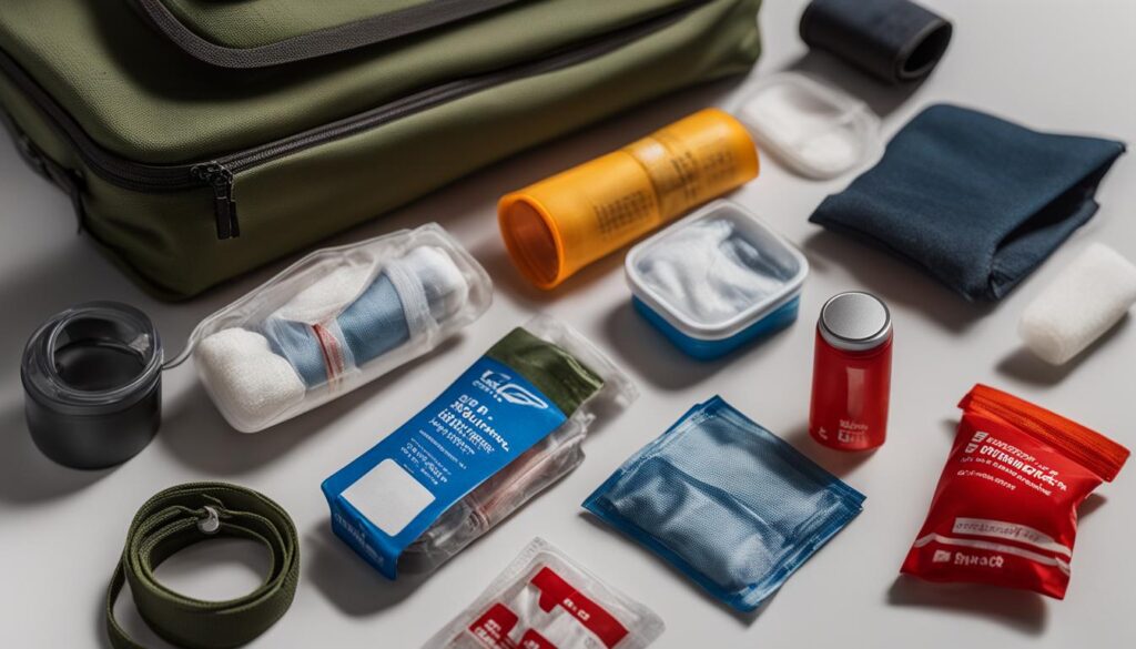 Ultralight backpacking first aid kit