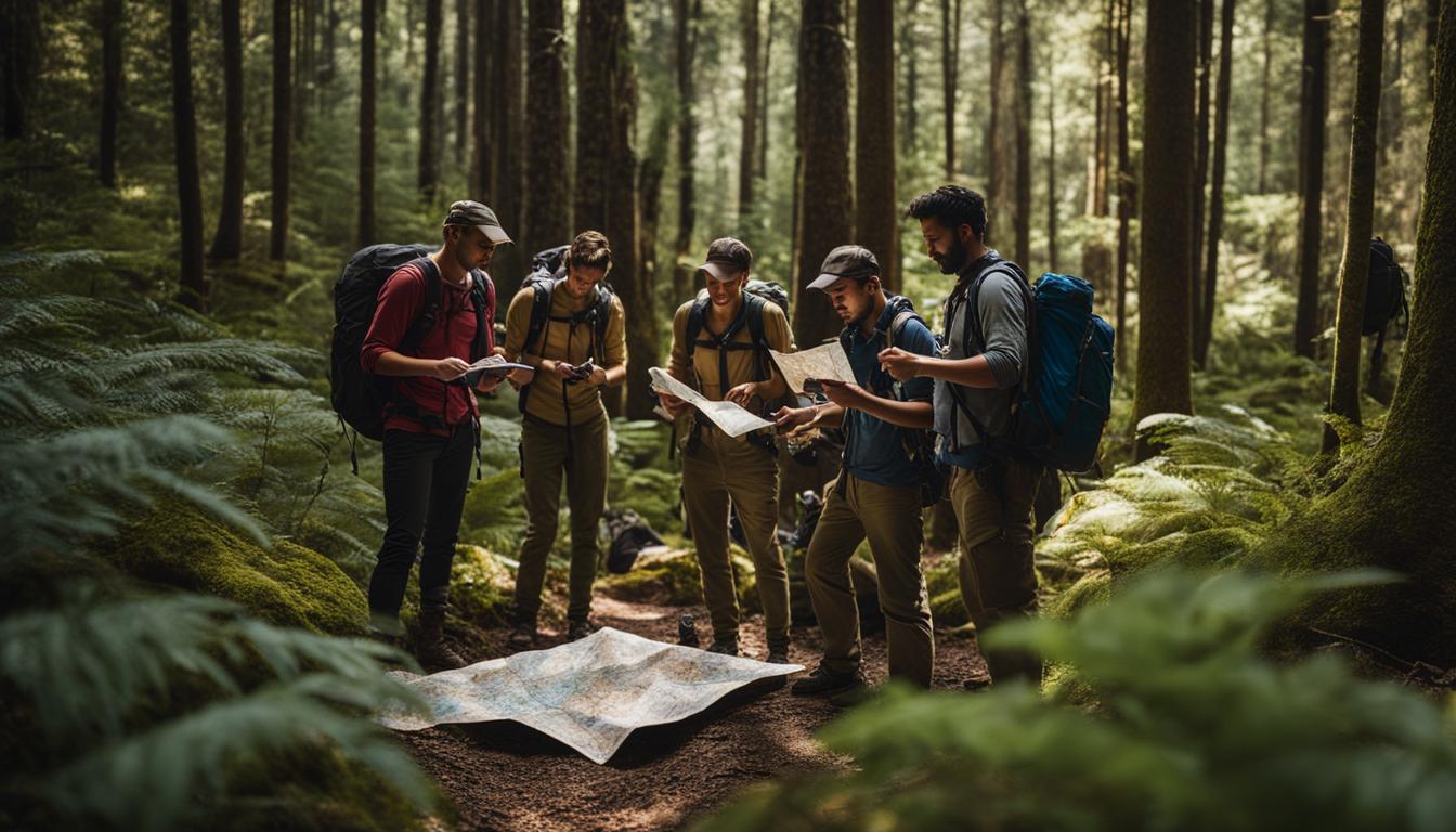 Wilderness navigation techniques for backpackers