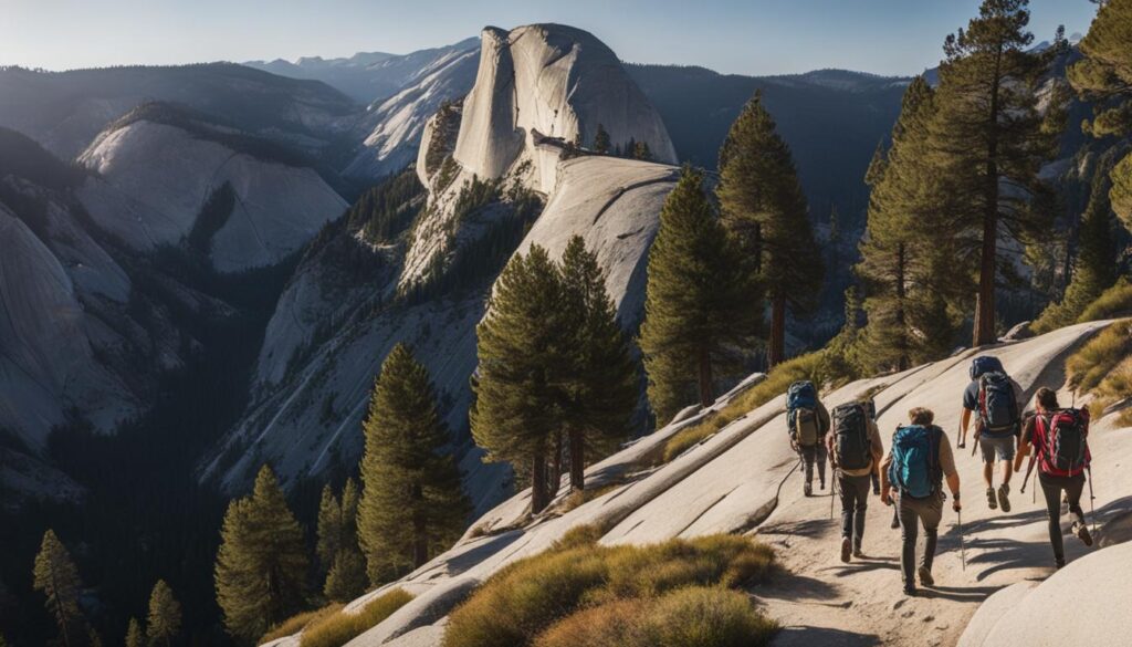 backpacking Half Dome