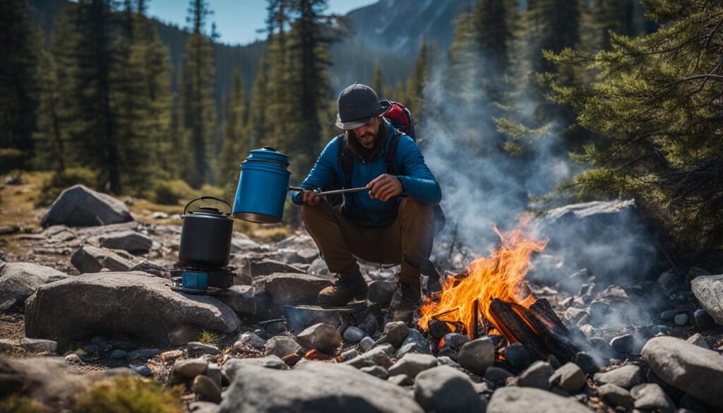 backpacking cooking safety