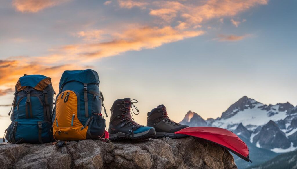 backpacking gear for different seasons