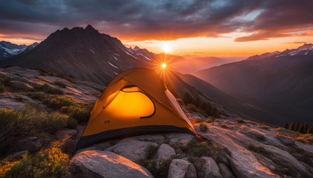 backpacking tent